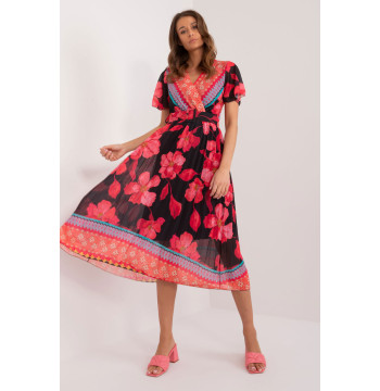 Sukienka Model DHJ-SK-11331-5.19 Black/Red - Italy Moda