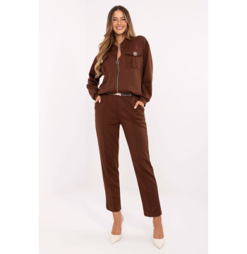 Spodnie Komplet Model IT-KMPL-9731.49 Brown - Rue Paris