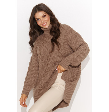 Golf Damski Model NU_S96 Cappuccino - Numinou