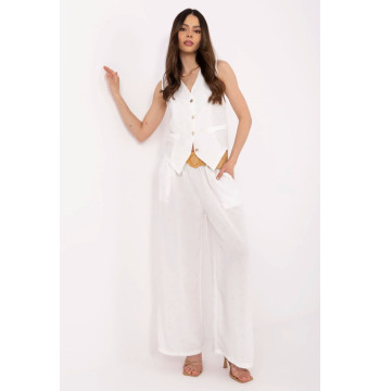 Spodnie Komplet Model DHJ-KMPL-20882.66 White - Italy Moda