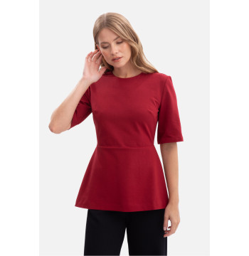 Bluzka Model B305 Bordo - BeWear