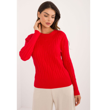 Sweter Damski Model AT-SW-2338-2.61 Red - AT