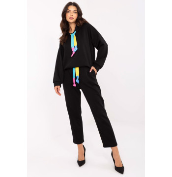 Spodnie Komplet Model DHJ-KMPL-20335.44 Black - Italy Moda