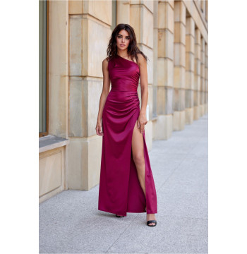 Sukienka Model Inez BOR SUK0461 Bordo - Roco Fashion
