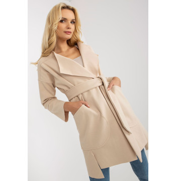 Płaszcz Damski Model TW-PL-BE-M125.21 Light Beige - Och Bella