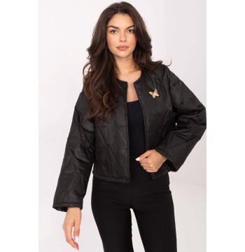 Kurtka Damska Model IT-KR-FL8357.82 Black - Rue Paris