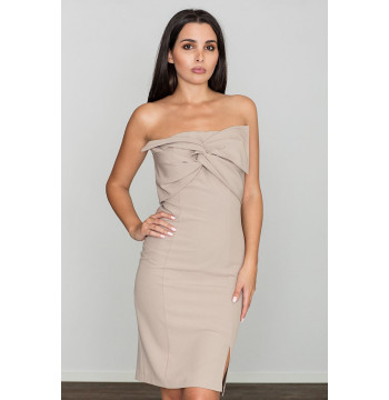 Sukienka Model M571 Beige - Figl