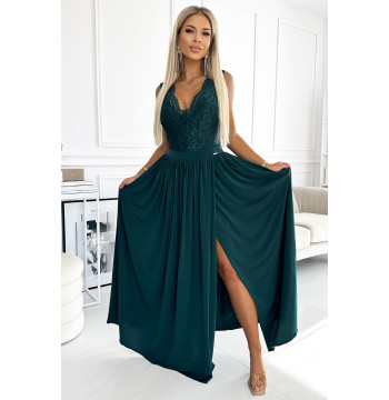 Sukienka Model Lea 211-6 Bottle Green - Numoco