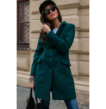 Płaszcz Damski Model ZIE PLA0012 Green - Roco Fashion