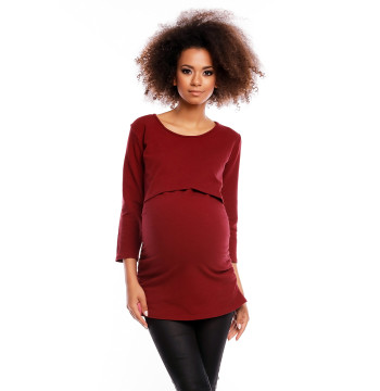 Tunika model 1474 Crimson - PeeKaBoo