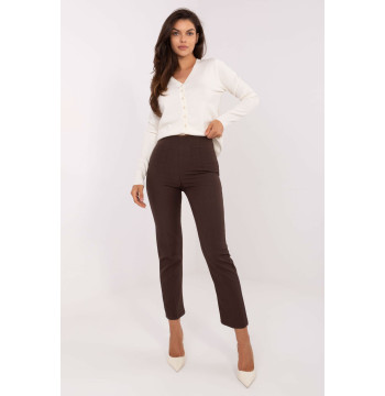 Spodnie Damskie Model IT-SP-FL9069.00 Dark Brown - Rue Paris