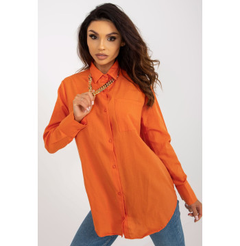 Koszula Damska Model TO-KS-7183.01P Orange - Factory Price