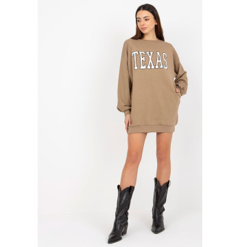 Bluza Damska Model EM-BL-U719.82P Dark Beige - Ex Moda