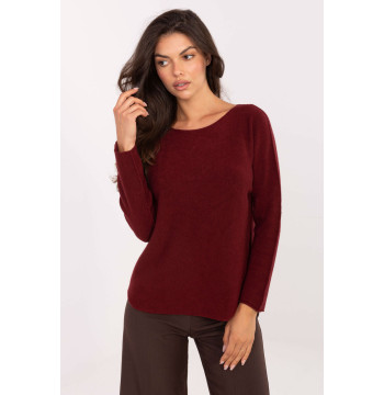 Sweter Damski Model IT-SW-2219.63 Bordo - Italy Moda