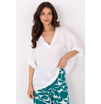 Bluzka Model TW-BZ-BI-3228.75 White - Och Bella