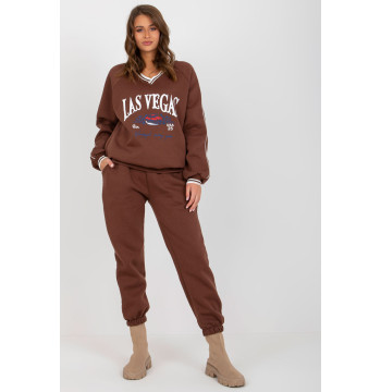 Spodnie Komplet Model EM-KMPL-769.19X Dark Brown - Ex Moda