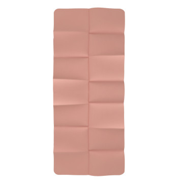 Mata fitness gimnastyczna do ćwiczeń jogi pilatesu fitness joga składana 183x61x0,4 cm różowy