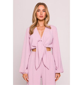 Bluzka Model MOE861 Dirty Pink - Moe