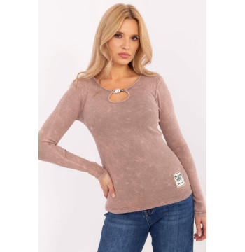Bluzka Model CLM-BZ-1168.89 Dark Pink - Factory Price