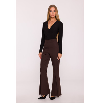 Spodnie Damskie Model MOE874 Brown - Moe