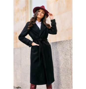 Płaszcz Damski Model Sovan CZA PLA0035 Black - Roco Fashion