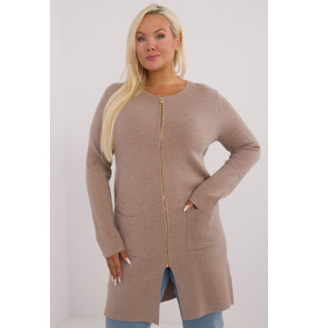 Sweter Damski Model PM-SW-PM793.01 Dark Beige - Factory Price
