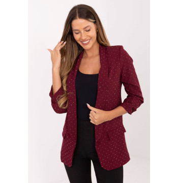 Marynarka Model IT-MA-7684.81 Bordo - Italy Moda