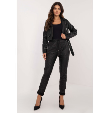 Spodnie Damskie Model DHJ-SP-21557.35 Black - Italy Moda