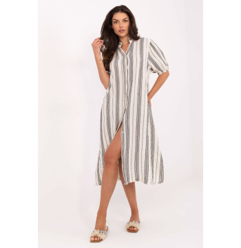 Sukienka Model TW-SK-BI-2451.84 White/Black - Och Bella