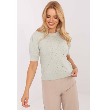 Sweter Damski Model PM-SW-PM-5060.06 Pistacja - Factory Price
