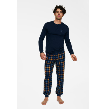 Piżama Męska Model Trade 40049-59X Navy - Henderson