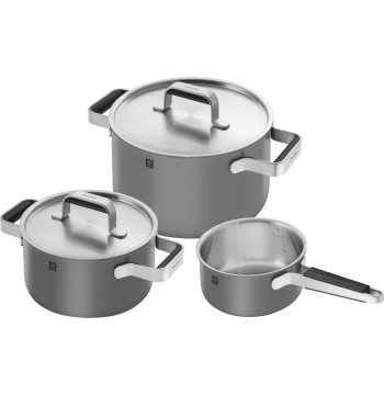 ZWILLING PURE Zestaw 3 garnków