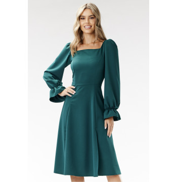 Sukienka Model A695 Bottle Green - awama