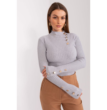 Sweter Damski Model PM-SW-PM-3217.08 Grey - Factory Price