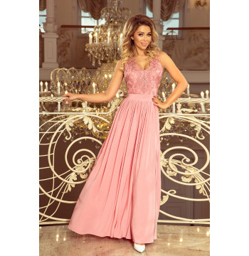 Sukienka Model Lea 215-3 Powder Pink - Numoco