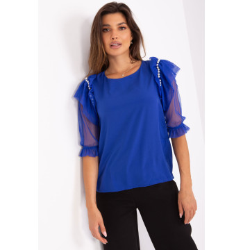 Bluzka Model LK-BZ-506682.26P Cobalt - Lakerta
