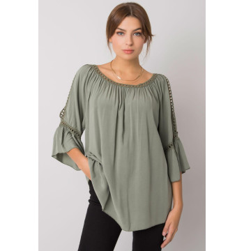 Bluzka Model TW-BZ-BI-82198.46 Khaki - Och Bella