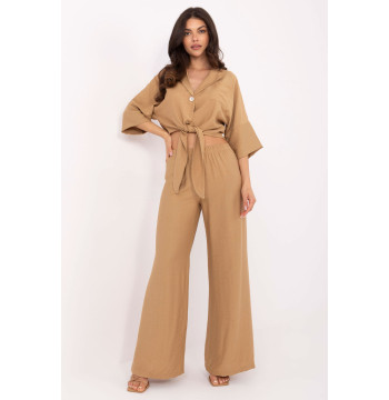Spodnie Komplet Model TW-KMPL-BI-2469-1.61 Camel - Och Bella