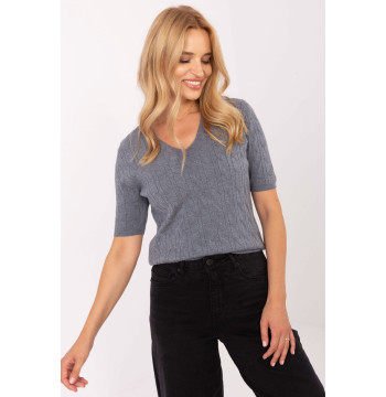 Sweter Damski Model PM-SW-B-615.18 Dark Grey - Factory Price