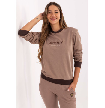 Bluza Damska Model RV-BZ-A875.56 Dark Beige - Relevance