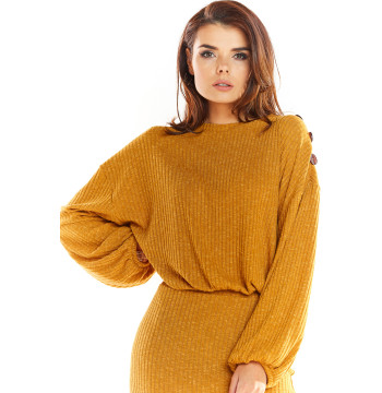 Sweter Damski Model A318 Camel - awama