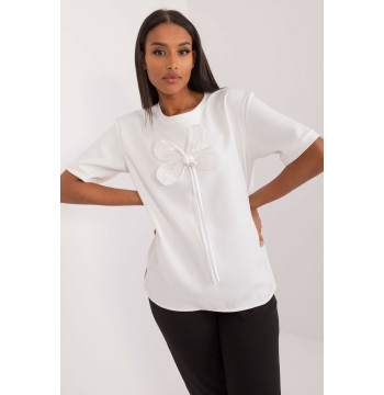 Bluzka Model LK-BZ-509621.81 Ecru - Lakerta