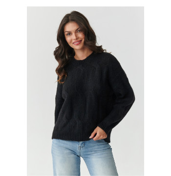 Sweter Damski Model S169 Black - Makadamia