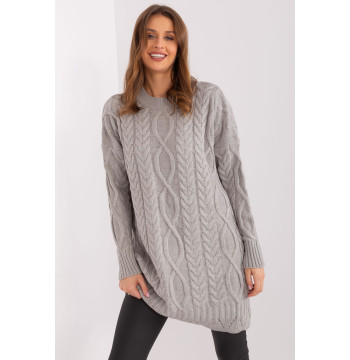 Sukienka Model LC-SK-8012-2.64P Grey - Rue Paris