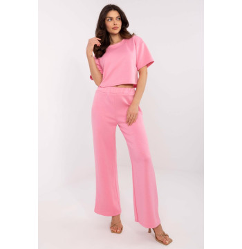 Spodnie Komplet Model DHJ-KMPL-20596.02 Pink - Italy Moda