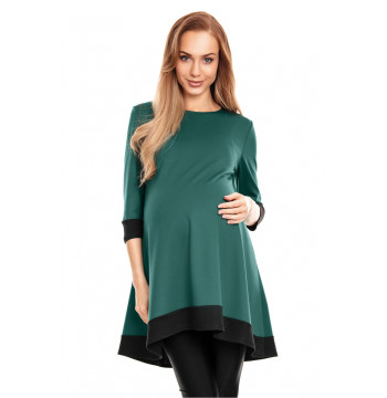 Sukienka Ciążowa Model 0125 Green - PeeKaBoo