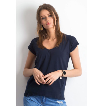 T-shirt Damski Model RV-TS-4839.10P Navy - BFG