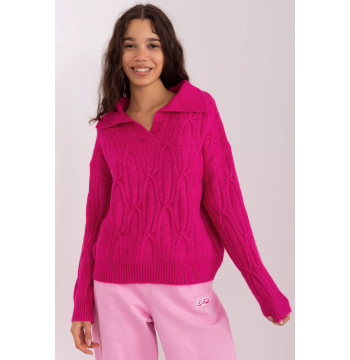 Sweter Damski Model AT-SW-2349-2.96 Fuksja - AT
