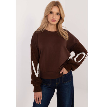 Bluza Damska Model MI-BL-M5975.26P Brown - Italy Moda