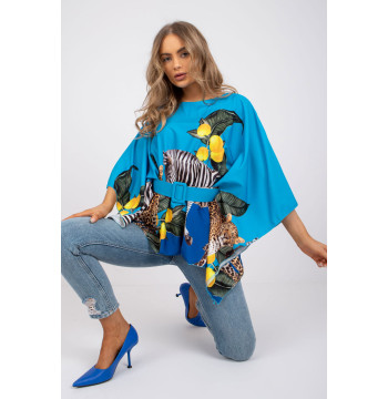 Bluzka Model DHJ-BZ-15735B.13 Blue - Italy Moda